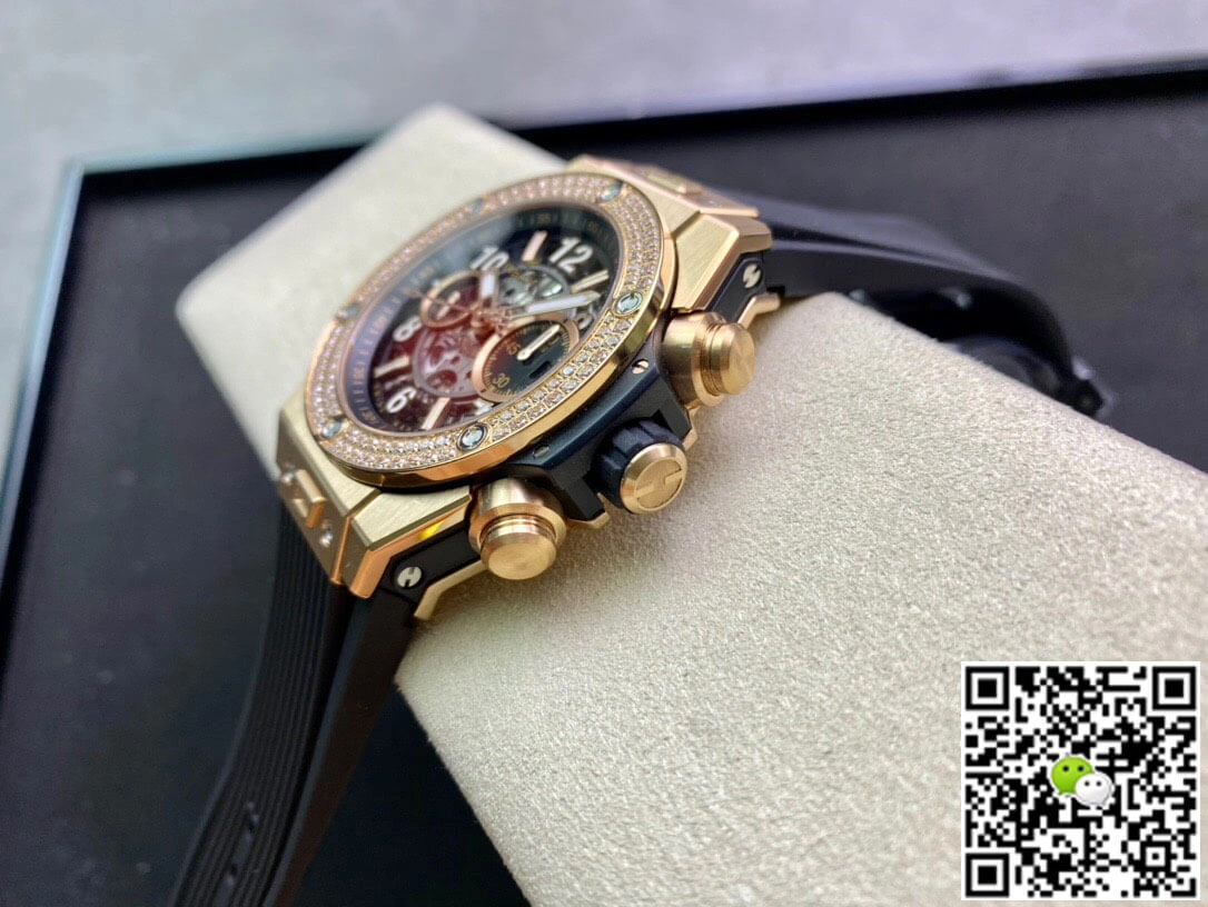 Hublot BIG BANG 421.OX.1180.RX.1104 ZF Factory 1:1 Best Edition Replica Watch Diamond-Set Bezel